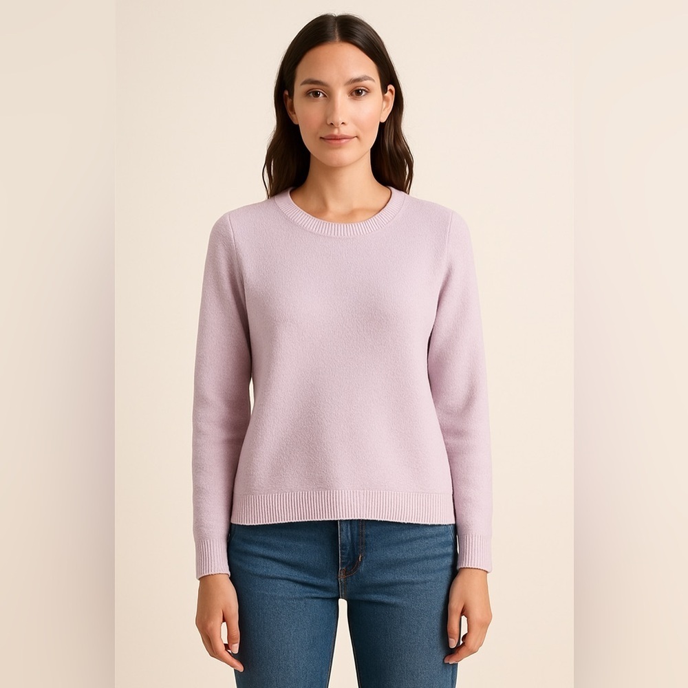 Madewell Lilac Crewneck Sweater